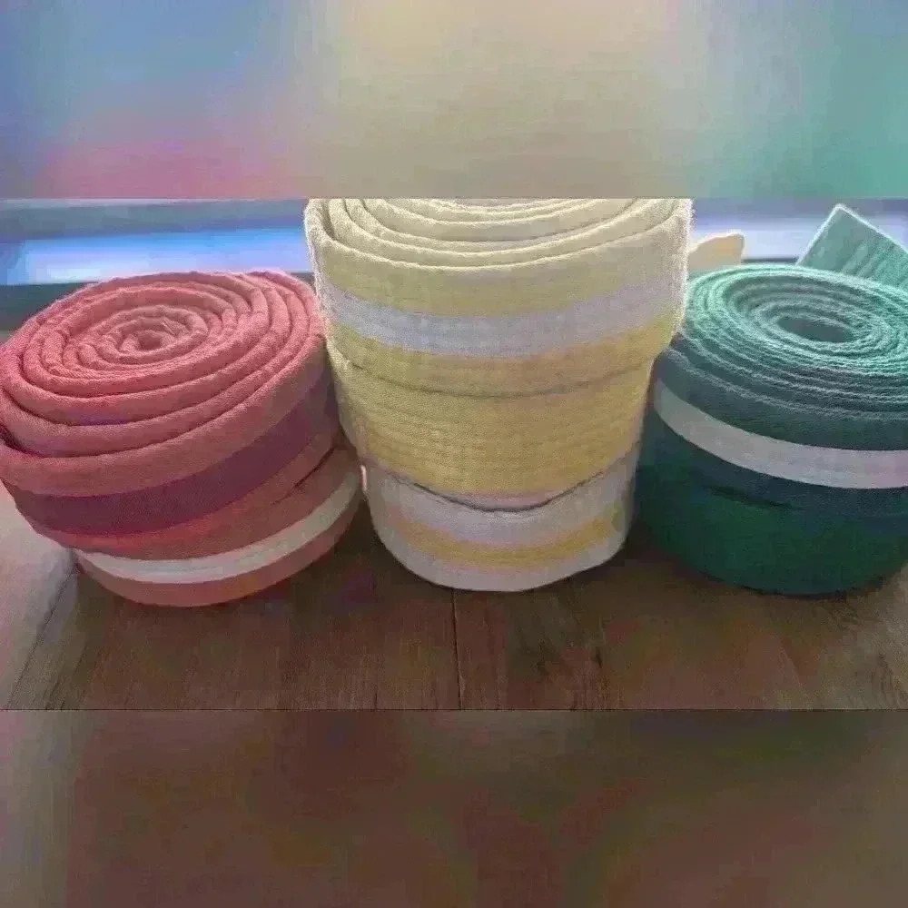 Lot of 7 Karate Belts Size 0